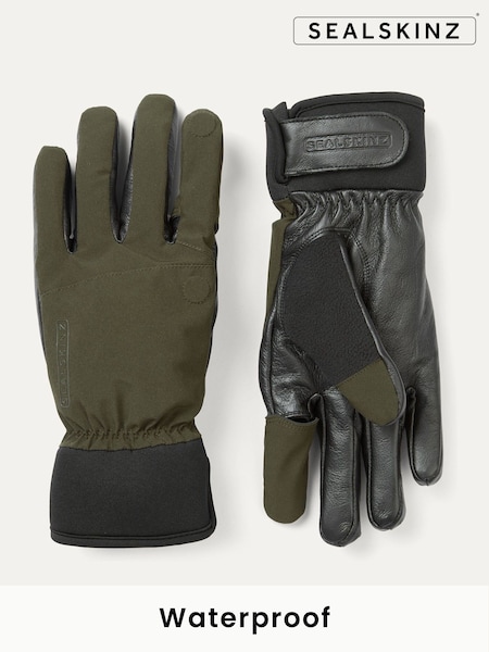 Sealskinz Green Broome Waterproof All Weather Shooting Gloves (AL6610) | €79
