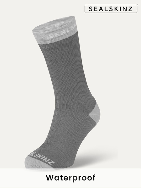 Sealskinz Wiveton Waterproof Warm Weather Mid Length Socks (AL6632) | €50