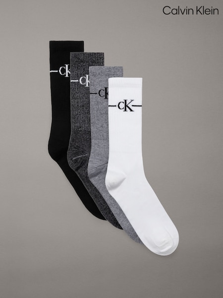 Calvin Klein Black Men Giftbox Socks 4 Pack (AL6646) | €26