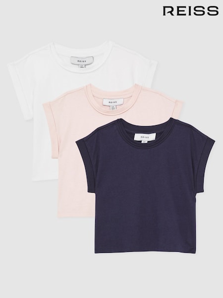 Multi - Tricou scurt din bumbac-jerseu Reiss Terry 3 pachet 3 (AL6673) | 281 LEI