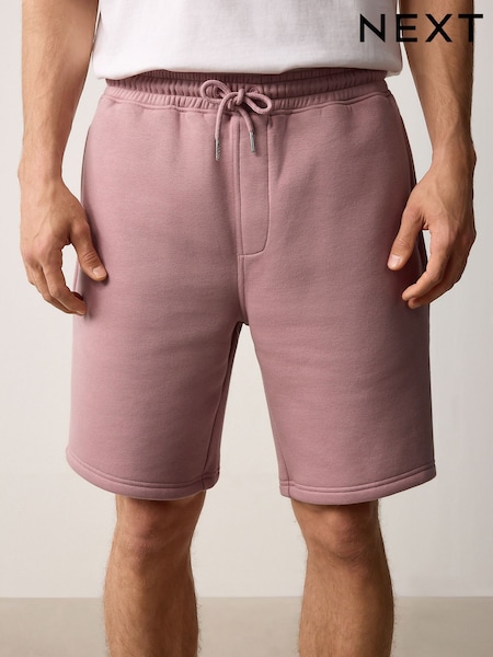 Розовый - Brushed Jersey Zip Pocket Shorts (AL6690) | €21