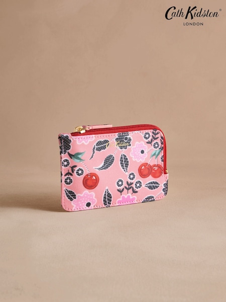 Cath Kidston Pink Cherry Card Coin Purse (AL6704) | AED128