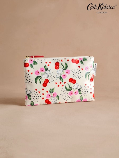 Ecru Cherry - Cath Kidston 100% puuvillavetoketju Kukkaro (AL6707) | €16