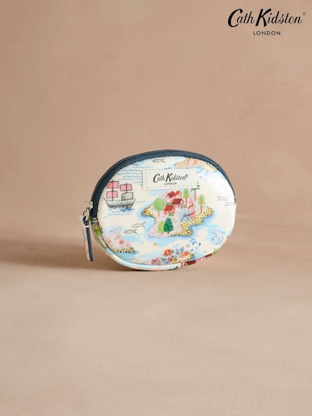 Luonnoskirja - Cath Kidston 100% puuvillaa, pyöreä tasku Kukkaro (AL6739) | €22