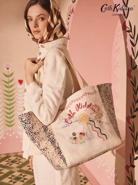 Cath Kidston Animal Print 100% Cotton Beach Bag (AL6775) | ₪191