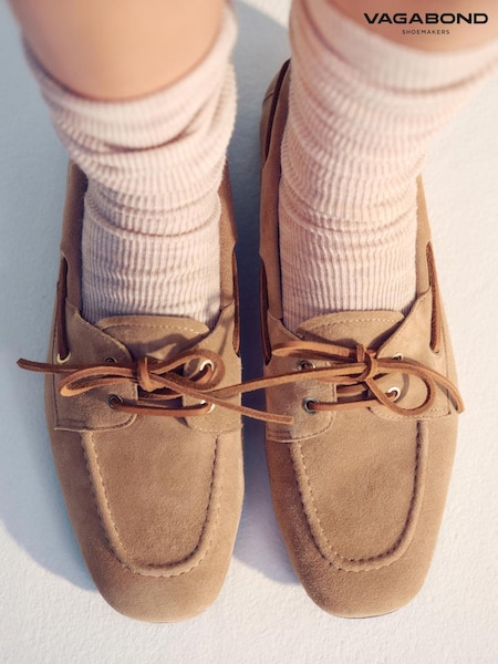 Коричневий - Vagabond Shoemakers Hillary Boat Shoes (AL6830) | 6 609 грн