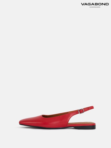 Vagabond Shoemakers Red Delia Slingback Shoes (AL6834) | €119