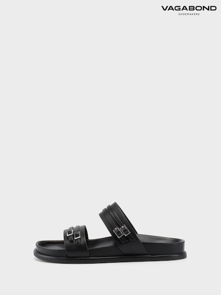 Vagabond Shoemakers Effie Slide Black Sandals (AL6836) | ₪503