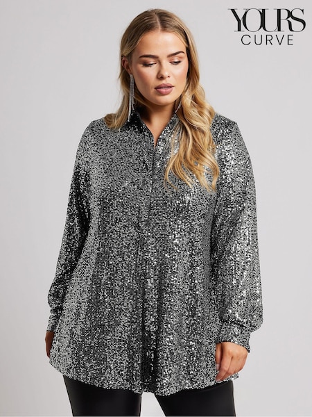 Yours Curve London Sequin Shirt (AL7008) | 38 €