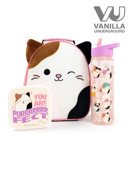 Vanilla Underground Pink Girls Squishmallows Lunch Bag bottle and Lunch Box Set (AL7019) | €36