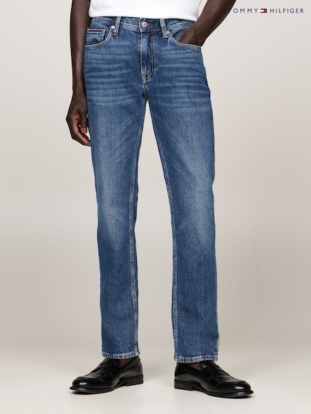 Tommy Hilfiger Blue Dark Denton Straight Jeans (AL7217) | €146