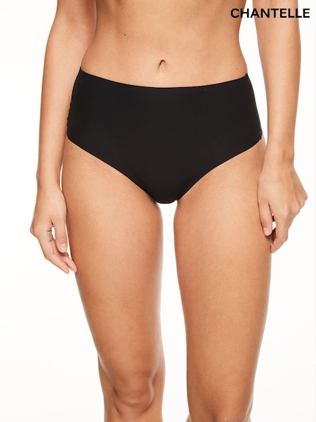 Chantelle Soft Stretch Seamless One Size High Waisted 100% Cotton Thong (AL7681) | $30