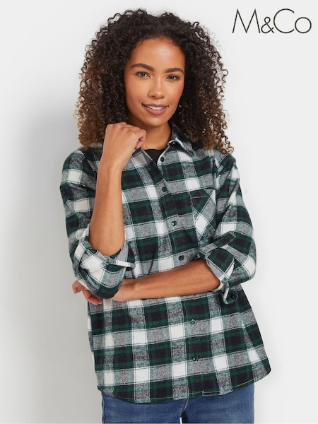 M&Co Green Check Shirt (AL7719) | €42