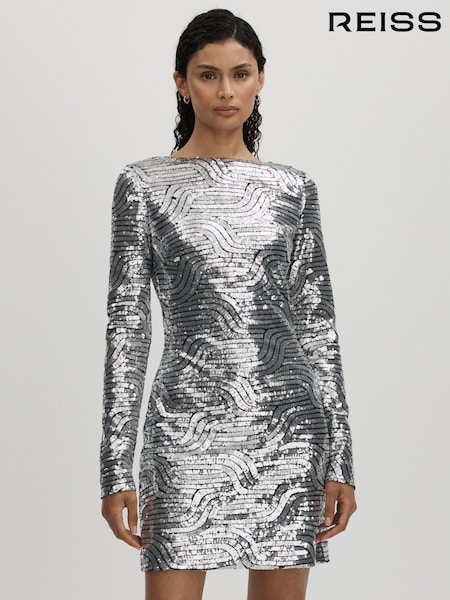 Halston Sequin Mini Dress (AL7816) | €792