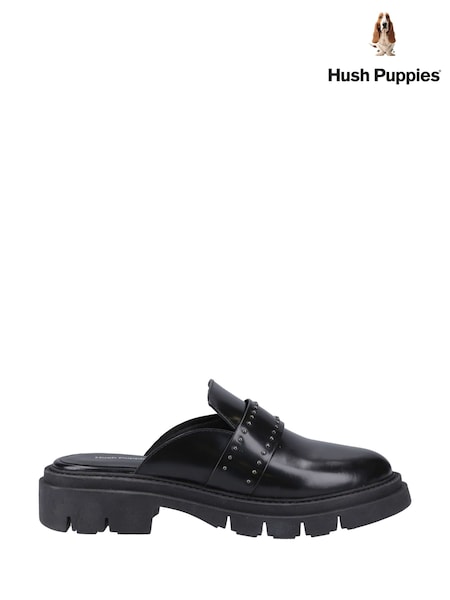 Hush Puppies Nicole Studded Black Mules (AL7897) | €110