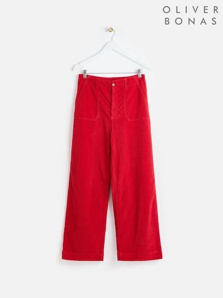 Oliver Bonas Corduroy Wide Leg Trousers (AL7981) | 271 LEI