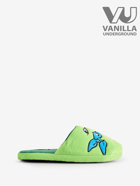 Vanilla Underground Green Mens Character Slippers (AL8133) | R$ 240