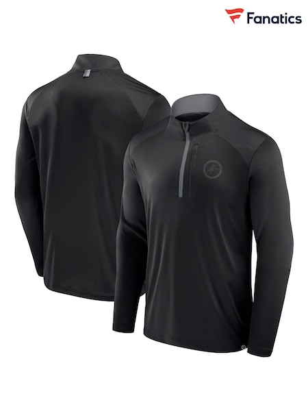 Fanatics Millwall Defender Quarter Zip Black Fleece (AL8225) | AED131