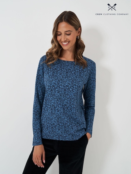 Crew Clothing Company Blue Cassandra Stripe Button Top (AL8248) | 2,103 UAH