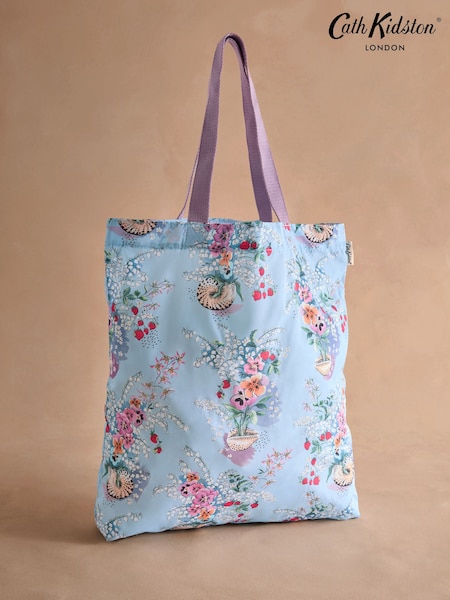 Cath Kidston Blue Bouquet Foldaway Tote Bag (AL8254) | €31.50