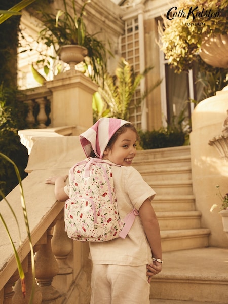 Cath Kidston Ecru Cherry Kids Medium Backpack (AL8262) | €41