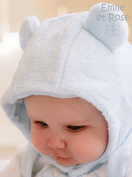 Emile Et Rose Blue Faux Fur Hat with Emile bear ears (AL8267) | €27