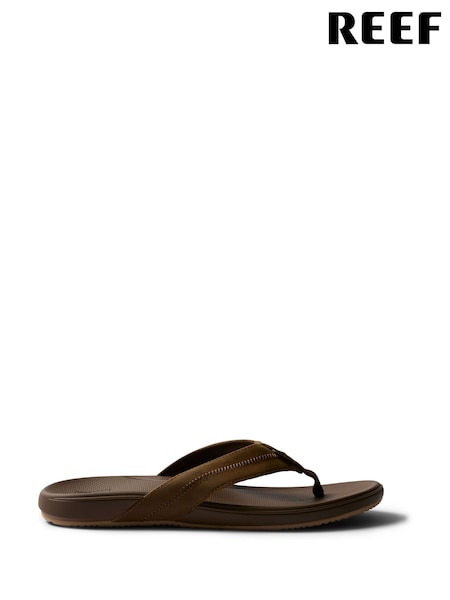 Reef Cushion Phantom Leather Brown Sandals (AL8291) | €71