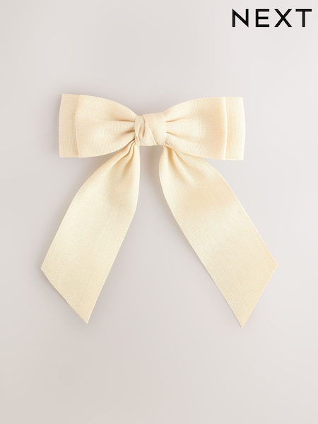 Cream Bow Clip (AL8315) | €8