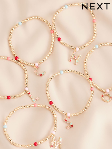 Gold Tone Initial Bracelet (AL8347) | $10