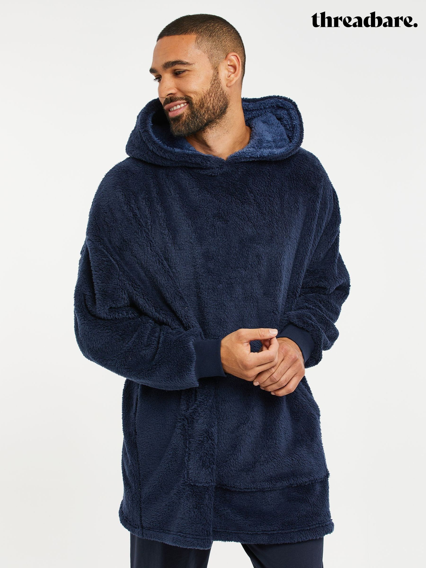 Navy blue designer sweatshirt online