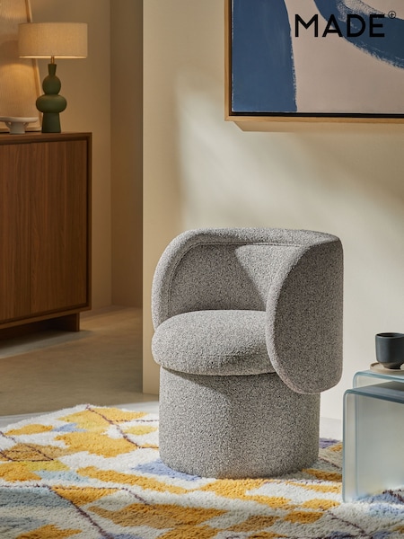 MADE.COM Grey Marl Pax Boucle Eva Accent (AL8461) | €377