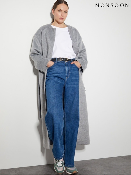 Monsoon Cassie Long Belted Coat (AL8637) | €291