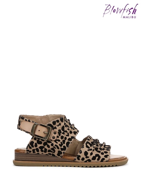 Blowfish Malibu Leopard Print Bliss Sandals (AL8686) | €84
