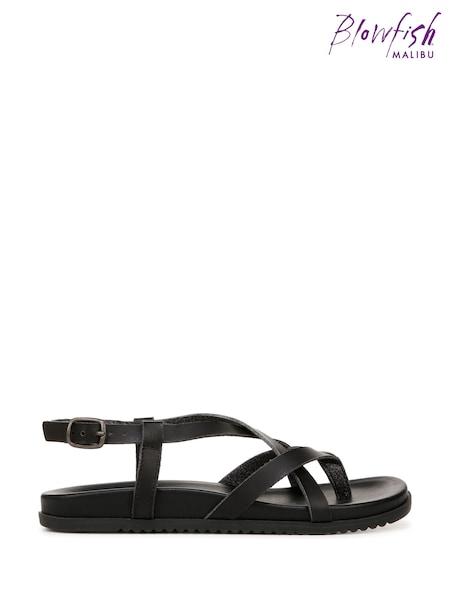 أسود - Blowfish Malibu Camden Strappy Sandals (AL8697) | ‏320 د.إ.‏