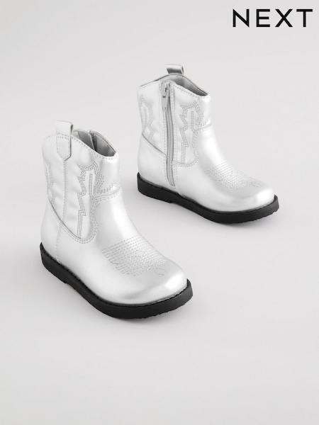 فضي معدني - Western Boots (AL8742) | ‏142 د.إ.‏ - ‏ 163‏ د.إ.