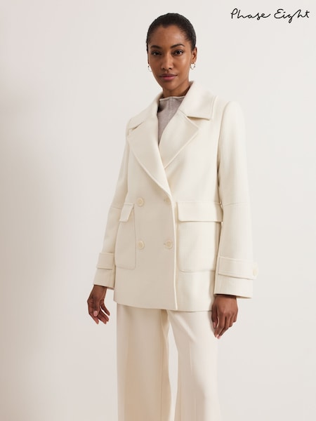 Phase Eight White Amelie Peacoat (AL8776) | 11,956 UAH