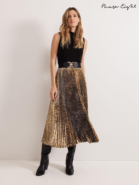 Phase Eight Black Meloni Jersey Dress (AL8793) | AED434