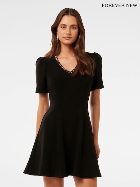 Forever New Alessia Embellished Mini Dress (AL8881) | €73