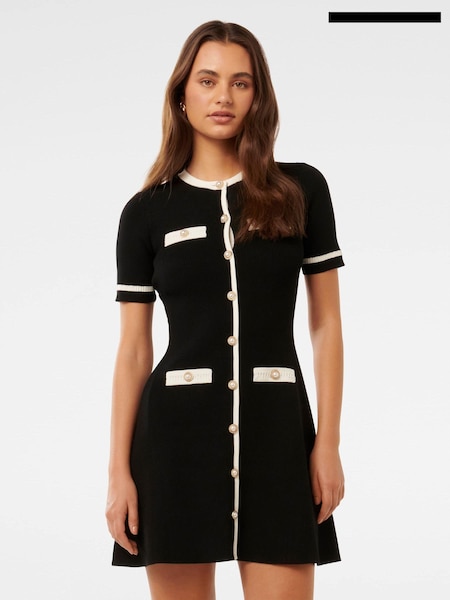 Forever New Kerry Contrast Knit Mini Dress (AL8899) | €63