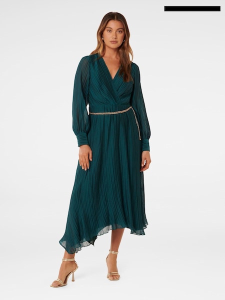 Forever New Genevieve Crinkle Midi Dress (AL8902) | €236