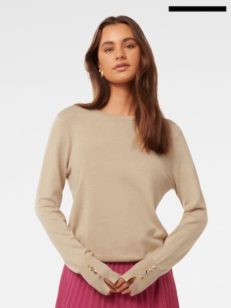 Forever New Cream Katie Crew Neck Sweater (AL8916) | € 31