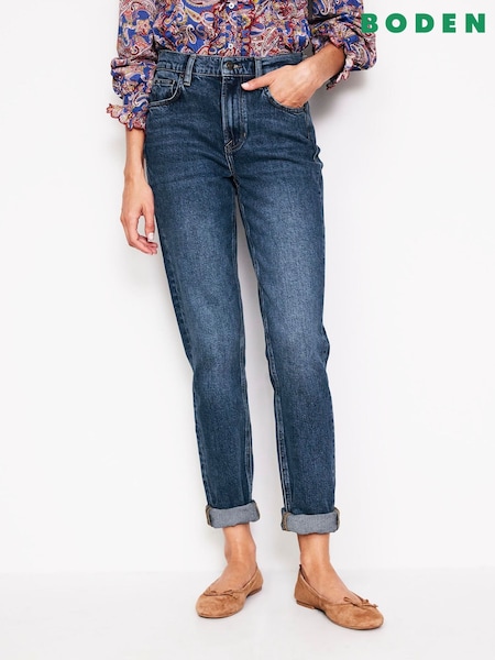 Boden Navy Blue Girlfriend Jeans (AL8926) | €140