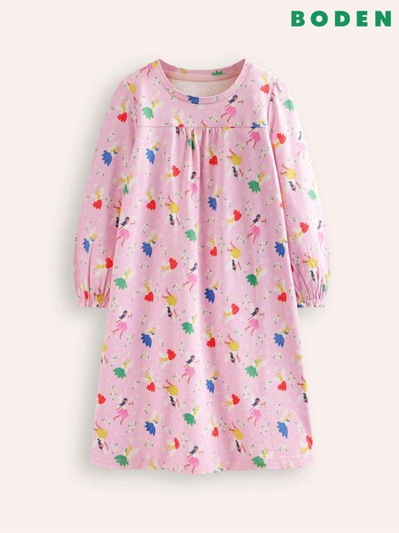 Boden Pink Fairy Printed Long Sleeved Nightie (AL8940) | €20 - €24