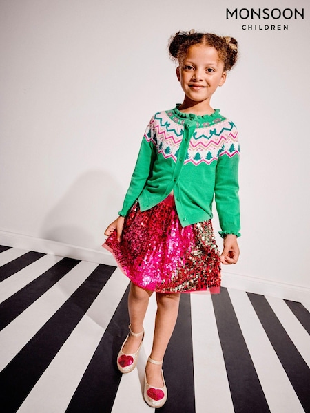 Monsoon Pink Sequin Tulle Skirt (AL8958) | €18.50 - €21.50