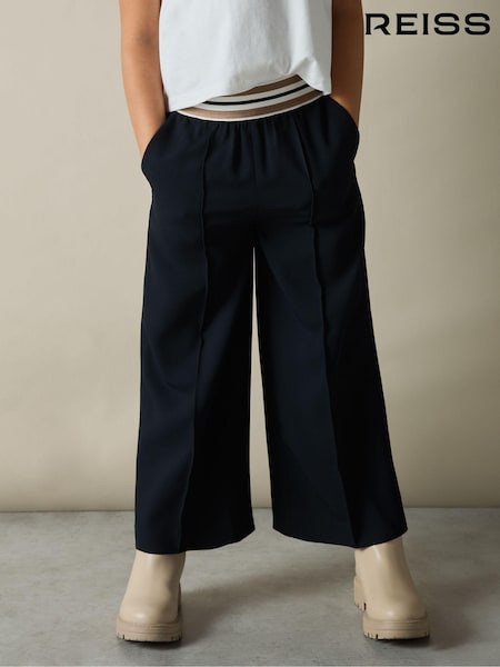 Reiss Abs Stripe-Waistband Wide-Leg Trousers (AL8999) | ‏324 د.إ.‏