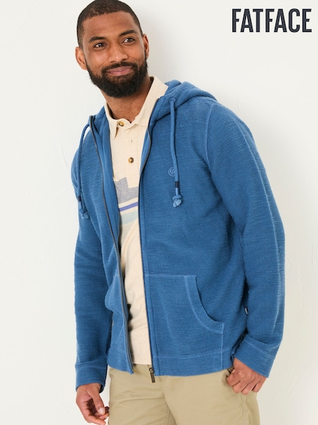 FatFace Woolacombe Denim Woolacombe Zip Through (AL9016) | 297 QAR