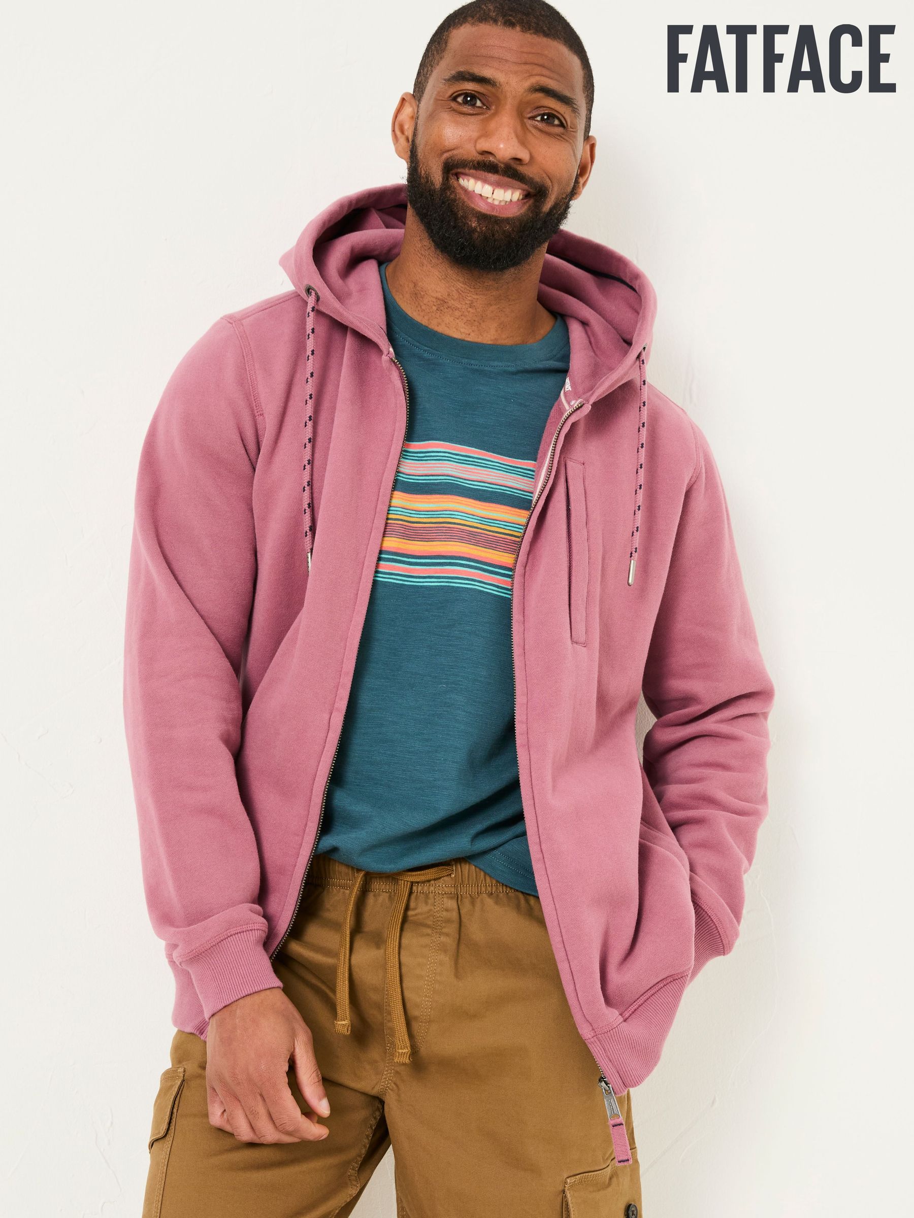 Fat Face Zip Through Plain Other Hoodies | Next Luxembourg