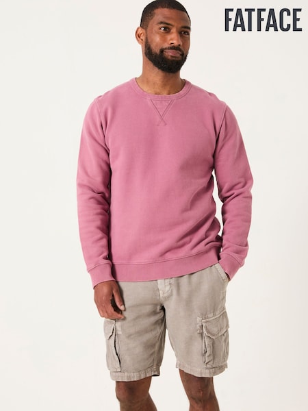 FatFace Otterton Heather Purple Crew Neck Sweatshirt (AL9019) | R$ 445