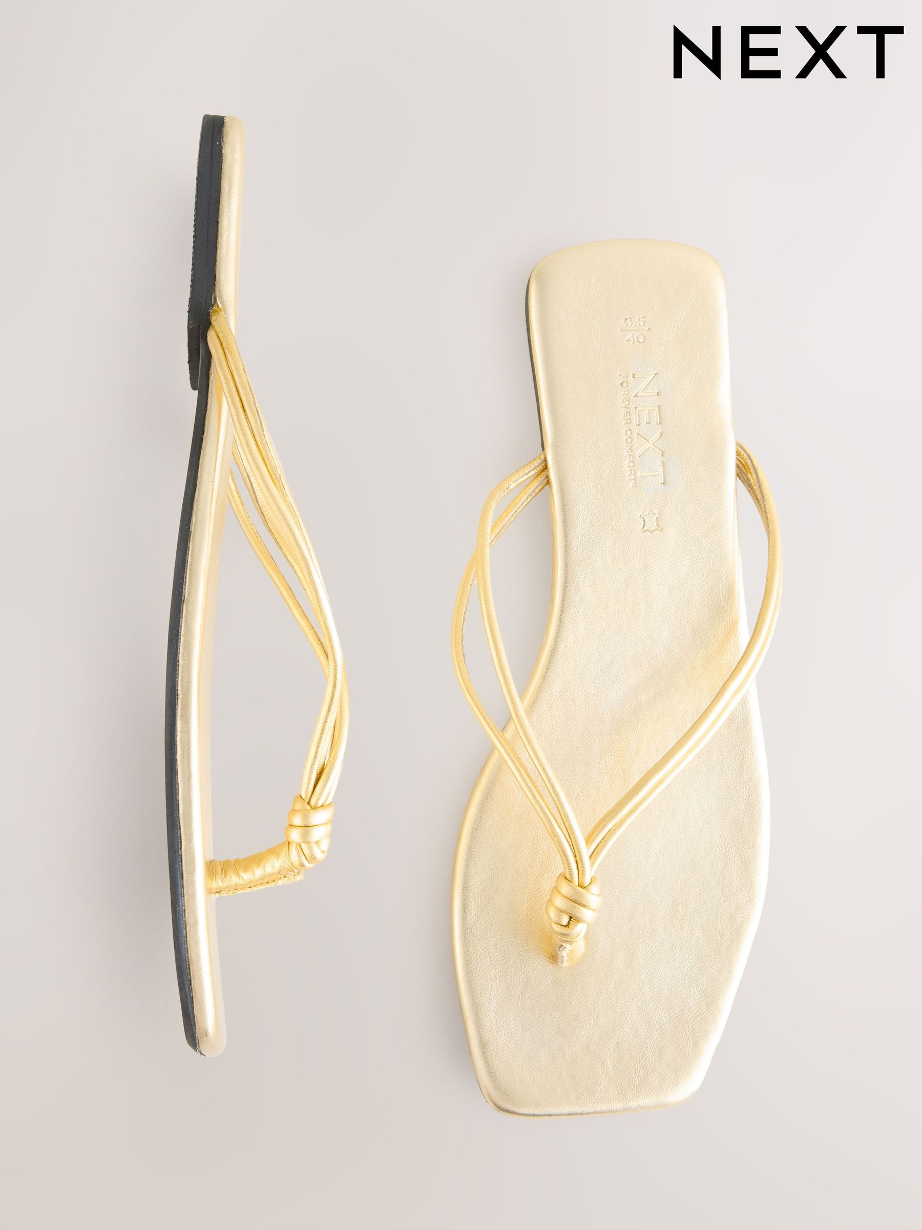 Womens Gold Sandals | Gold Flat & Heeled Sandals | Next