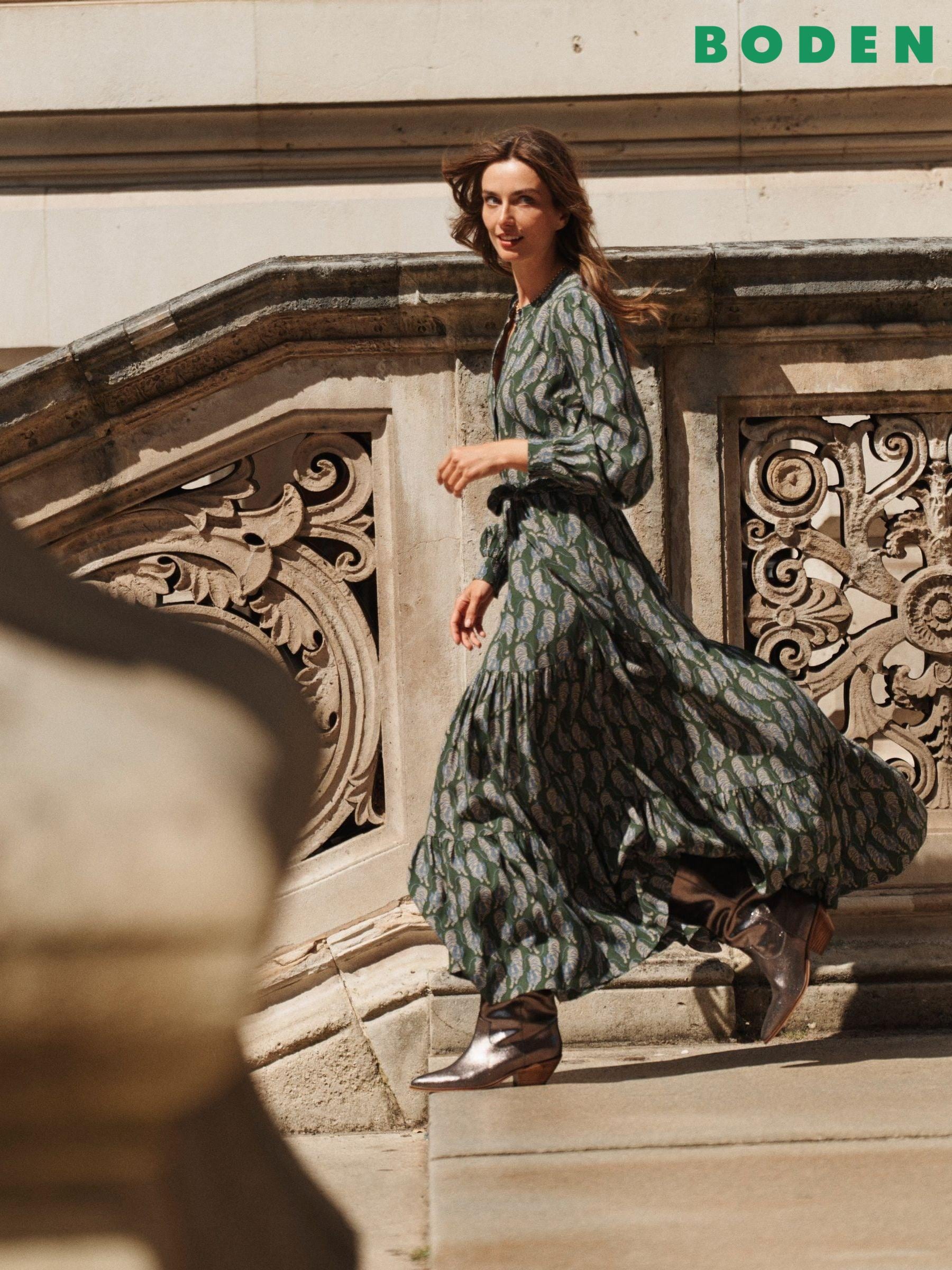 Women s Green Shirt Dress Maxi Long Sleeve Dresses Next Luxembourg